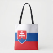 Tote Bag Drapeau de la Slovaquie (Devant)