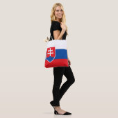 Tote Bag Drapeau de la Slovaquie (Sur le modèle)