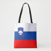 Tote Bag Drapeau de la Slovénie (Devant)