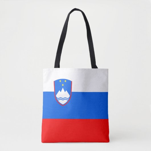 Tote Bag Drapeau de la Slovénie (Devant)