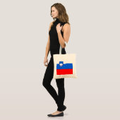 Tote Bag Drapeau de la Slovénie (Devant (modèle))