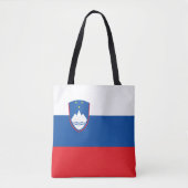 Tote Bag Drapeau de la Slovénie (Devant)