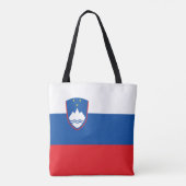Tote Bag Drapeau de la Slovénie (Dos)