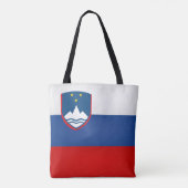 Tote Bag Drapeau de la Slovénie Cool (Dos)