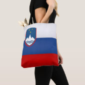 Tote Bag Drapeau de la Slovénie Cool (De près)
