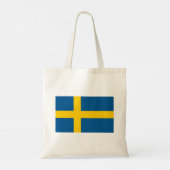 Tote Bag Drapeau de la Suède (Dos)