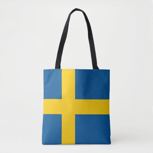 Tote Bag Drapeau de la Suède (Devant)