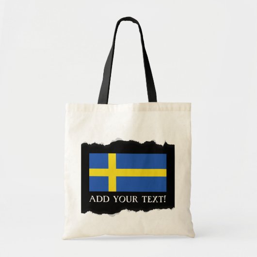 Tote Bag Drapeau de la Suède (Devant)