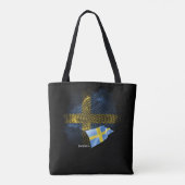 Tote Bag Drapeau de la Suède (Dos)