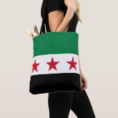 Tote Bag Drapeau de la Syrie (De près)