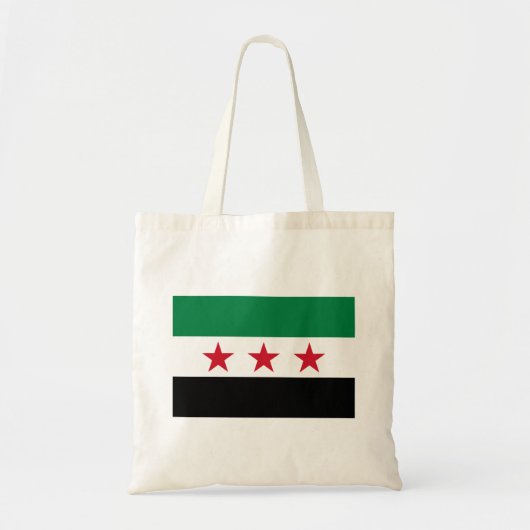 Tote Bag Drapeau de la Syrie (Devant)