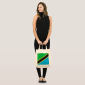 Tote Bag Drapeau de la Tanzanie (Devant (modèle))