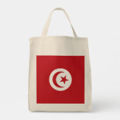 Tote Bag Drapeau de la Tunisie (Dos)