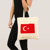 Tote Bag Drapeau de la Turquie (Devant (produit))
