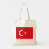 Tote Bag Drapeau de la Turquie (Dos)