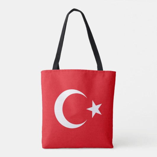 Tote Bag Drapeau de la Turquie (Dos)