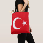 Tote Bag Drapeau de la Turquie (De près)