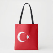 Tote Bag Drapeau de la Turquie (Devant)