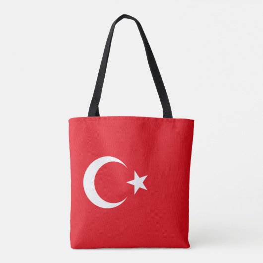 Tote Bag Drapeau de la Turquie (Dos)