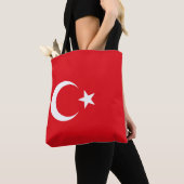 Tote Bag Drapeau de la Turquie (De près)