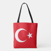 Tote Bag Drapeau de la Turquie (Dos)