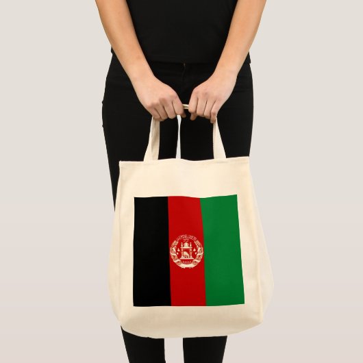 Tote Bag Drapeau de l'Afghanistan (Devant (produit))