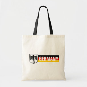 Tote Bag Drapeau de l'Allemagne Couleurs Armoiries Football