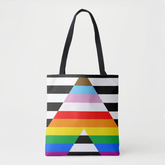 Tote Bag Drapeau de l'Ally Pride de progression LGBTQ (Devant)