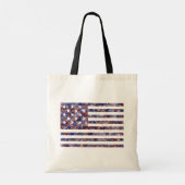 Tote Bag Drapeau de l'Amérique avec une bannière étoilée co (Dos)