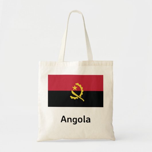 Tote Bag Drapeau de l'Angola (Devant)