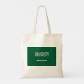Tote Bag Drapeau de l'Arabie saoudite (Dos)