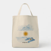 Tote Bag Drapeau de l'Argentine (Dos)