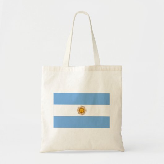 Tote Bag Drapeau de l'Argentine (Devant)