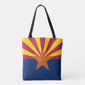 Tote Bag Drapeau de l'Arizona (Dos)