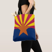 Tote Bag Drapeau de l'Arizona (De près)