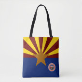 Tote Bag Drapeau de l'Arizona (Devant)