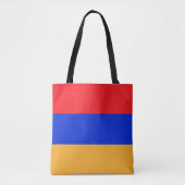 Tote Bag Drapeau de l'Arménie (Devant)