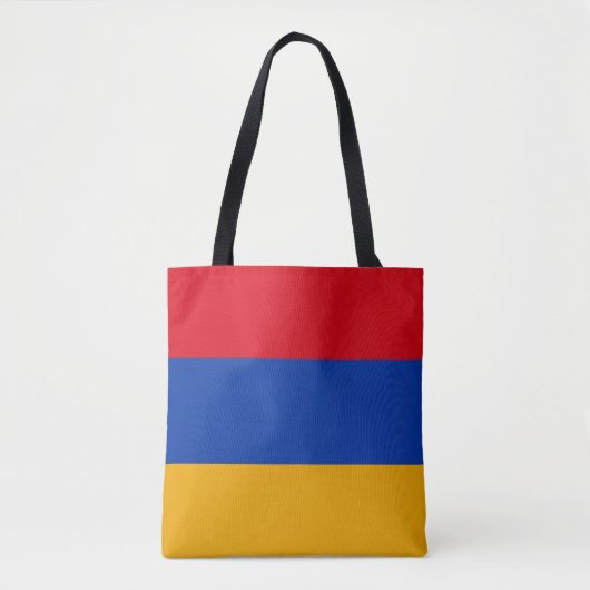 Tote Bag Drapeau de l'Arménie (Devant)