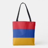 Tote Bag Drapeau de l'Arménie (Dos)