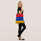 Tote Bag Drapeau de l'Arménie (Sur le modèle)
