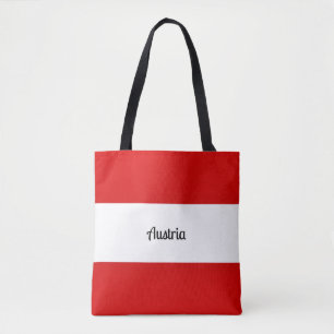 Tote Bag Drapeau de l'Autriche