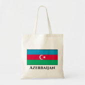 Tote Bag Drapeau de l'Azerbaïdjan (Devant)