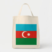 Tote Bag Drapeau de l'Azerbaïdjan (Devant)