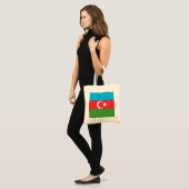 Tote Bag Drapeau de l'Azerbaïdjan (Devant (modèle))