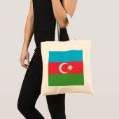 Tote Bag Drapeau de l'Azerbaïdjan (Devant (produit))