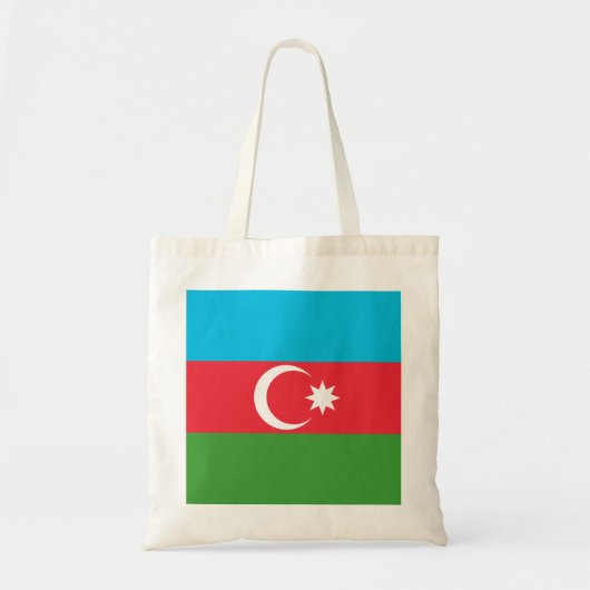 Tote Bag Drapeau de l'Azerbaïdjan (Devant)