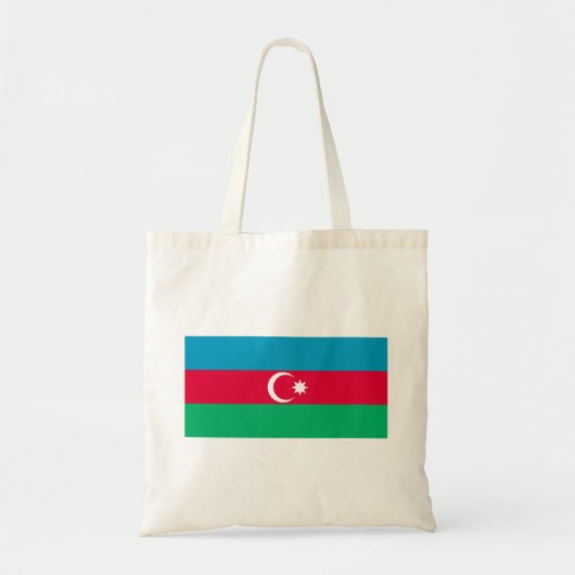 Tote Bag Drapeau de l'Azerbaïdjan (Devant)