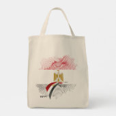 Tote Bag Drapeau de l'Égypte (Dos)