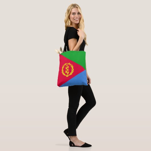 Tote Bag Drapeau de l'Érythrée (Sur le modèle)