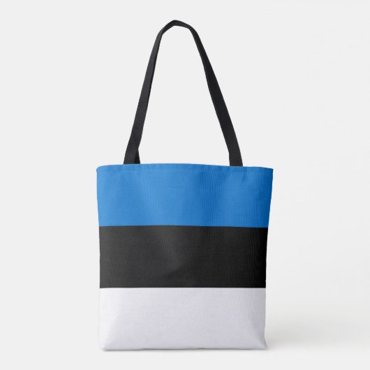 Tote Bag Drapeau de l'Estonie (Dos)
